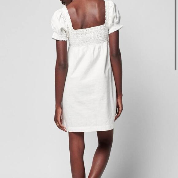 NWT Faherty Ramona Smocked Organic Cotton Dress sz xs - Picture 2 of 7